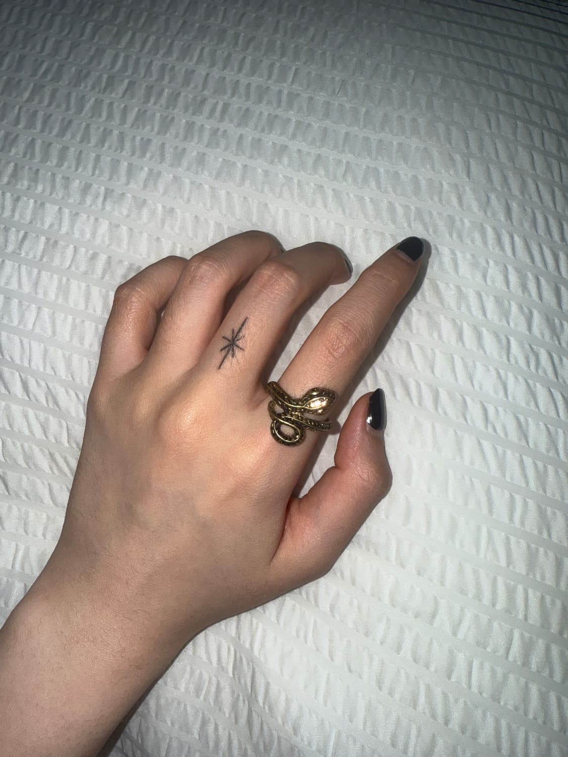 vintage snake cubic ring 빈티지 뱀 큐빅 반지  상품이미지1
