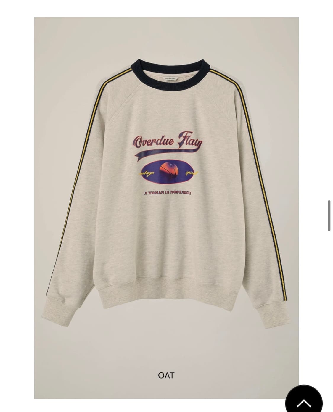 오버듀플레어 빈티지맨투맨 상품이미지4