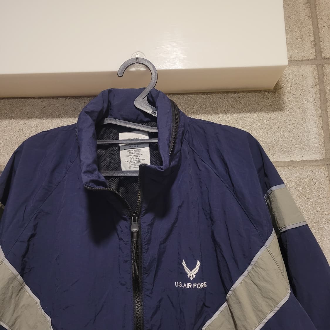 US 에어포스 바람막이 자켓 M 상품이미지3