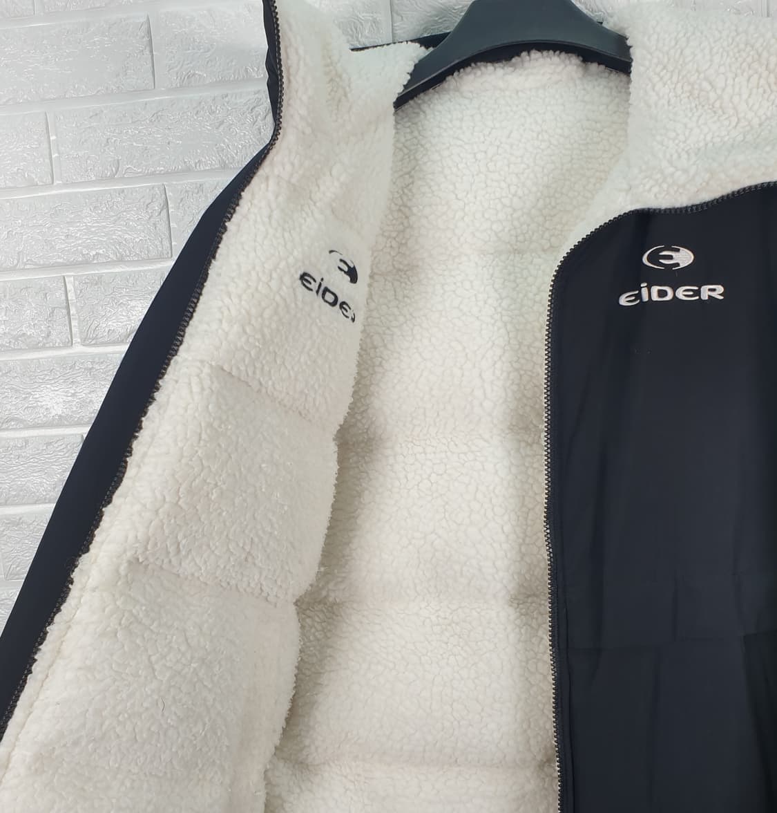 [95]아이더 후드 리버시블 플리스 다운자켓 상품이미지5