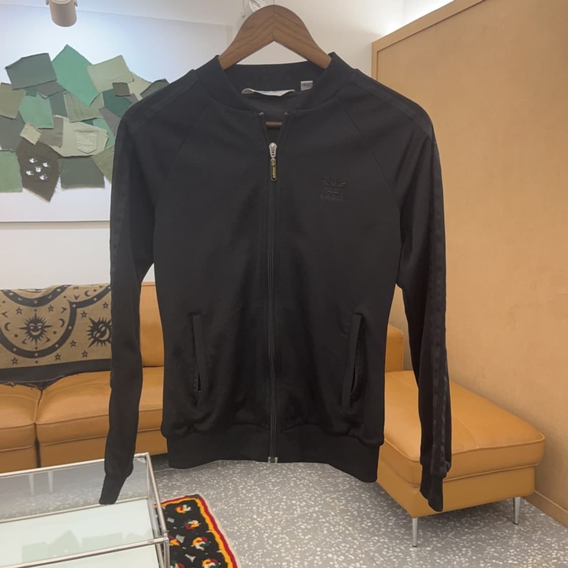 아디다스 유로파 슈퍼걸 시크 올블랙 져지 집업 90 C07199 상품이미지3