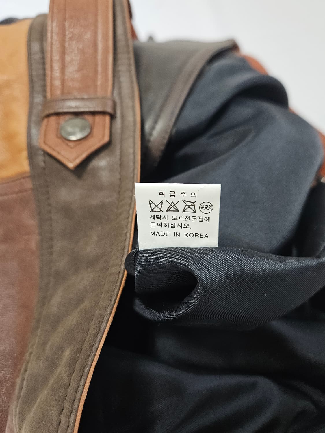 KEDY 리얼레더 램스킨 양가죽 레더자켓 가죽자켓 바이커 빈티지 100 상품이미지8