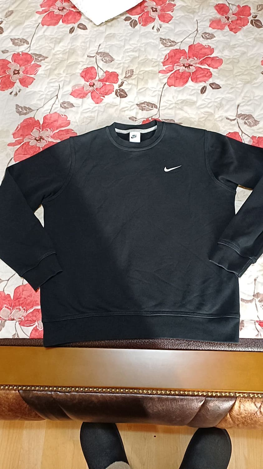 나이키 오버핏기모맨투맨 100 가슴58 기장68 상품이미지1