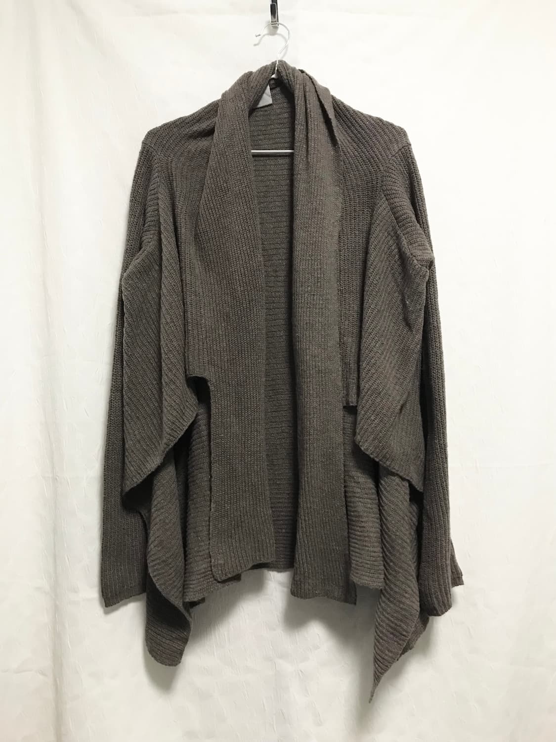 빈티지 아카이브 언발 니트 숄 가디건 상품이미지7