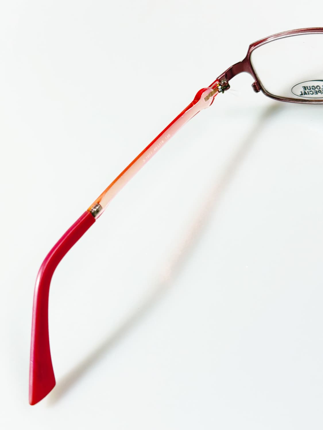 EPILOGUE 핑크 메탈 슬림 스퀘어 프레임 빈티지 안경 상품이미지7