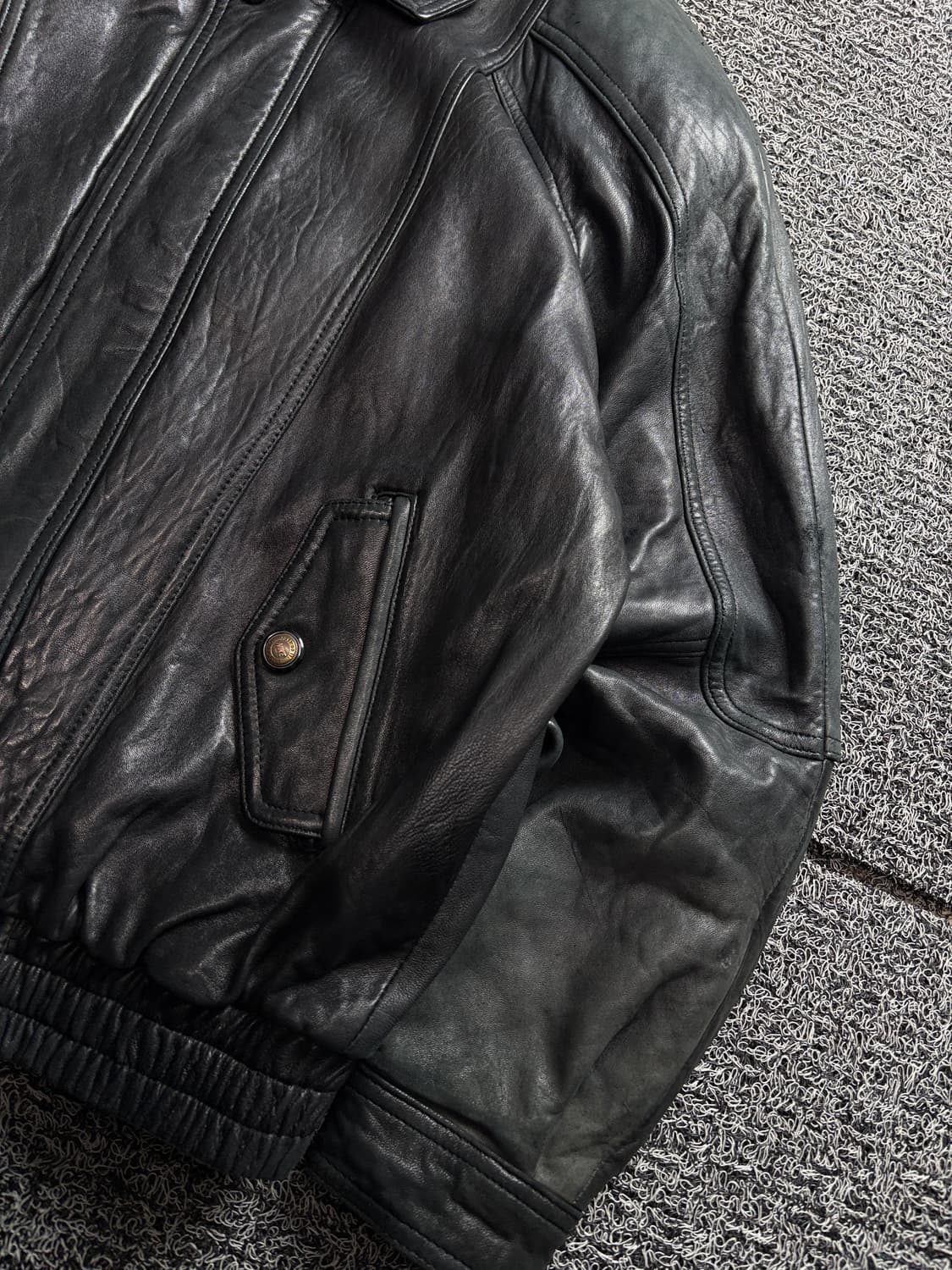 90s 나이키 아카이브 양가죽 봄버 자켓 3270 상품이미지3