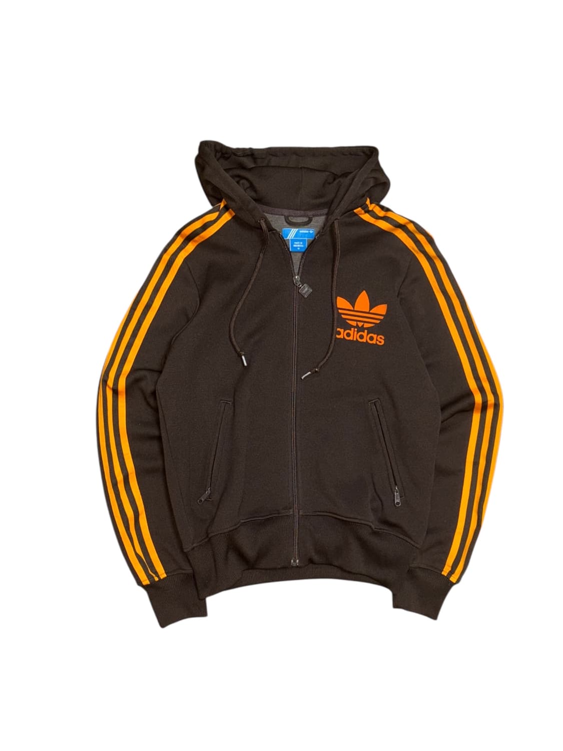 아디다스 딥브라운 (초코감귤) 후드 플락 후드져지  상품이미지3