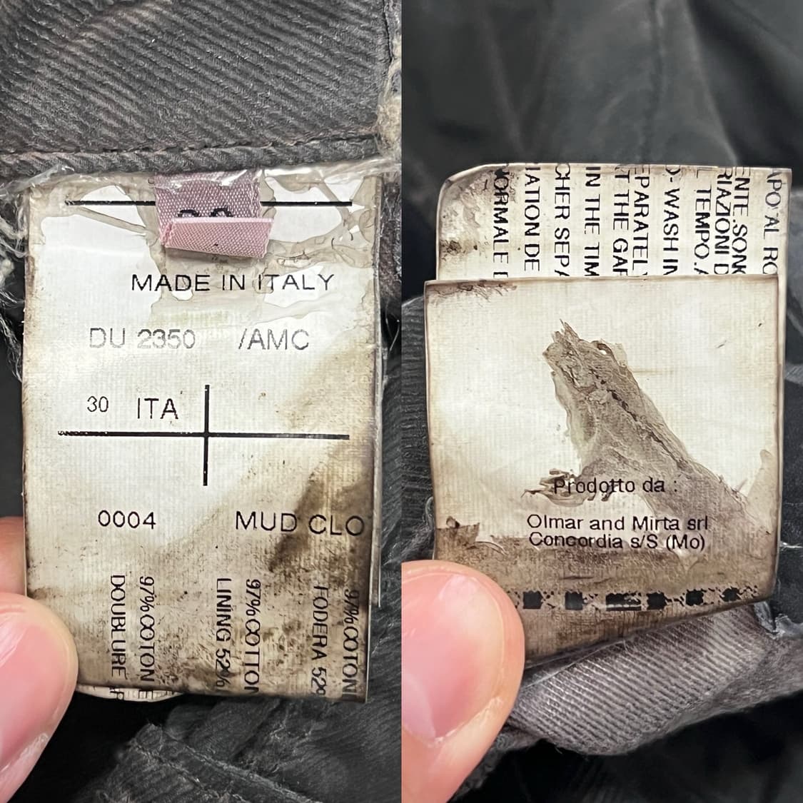 릭오웬스 13FW 다크쉐도우 머드 디트로이트 데님 팬츠 상품이미지8