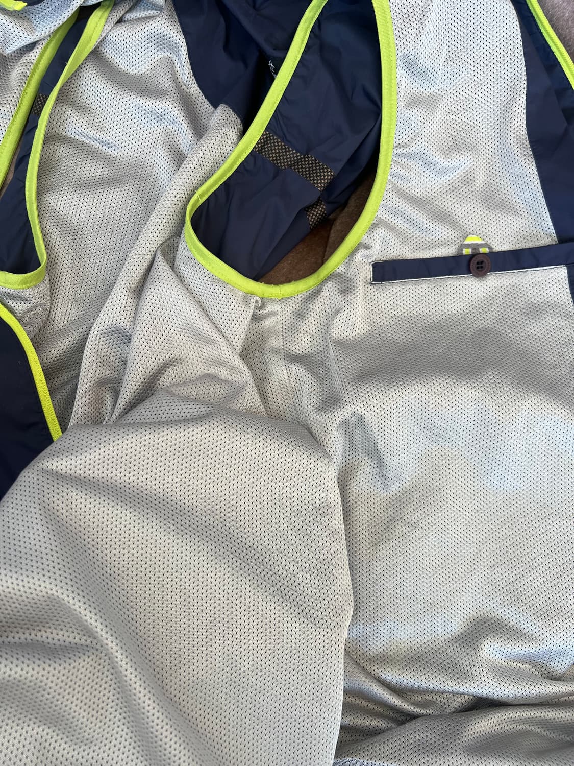 먼싱웨어 남성 네이비 바람막이조끼 골프조끼 상품이미지6