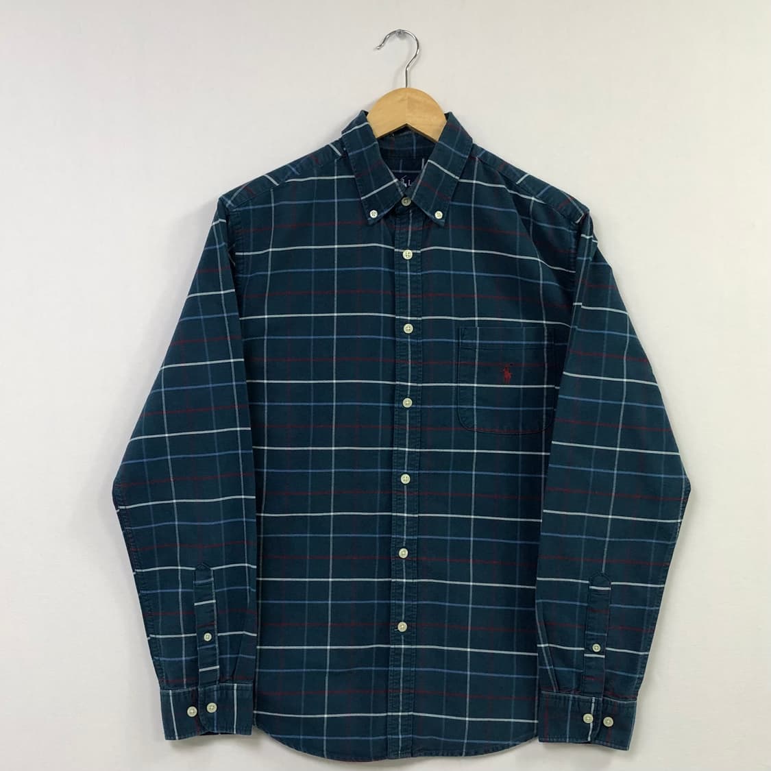 L 폴로 옥스포드 체크 셔츠 상품이미지2