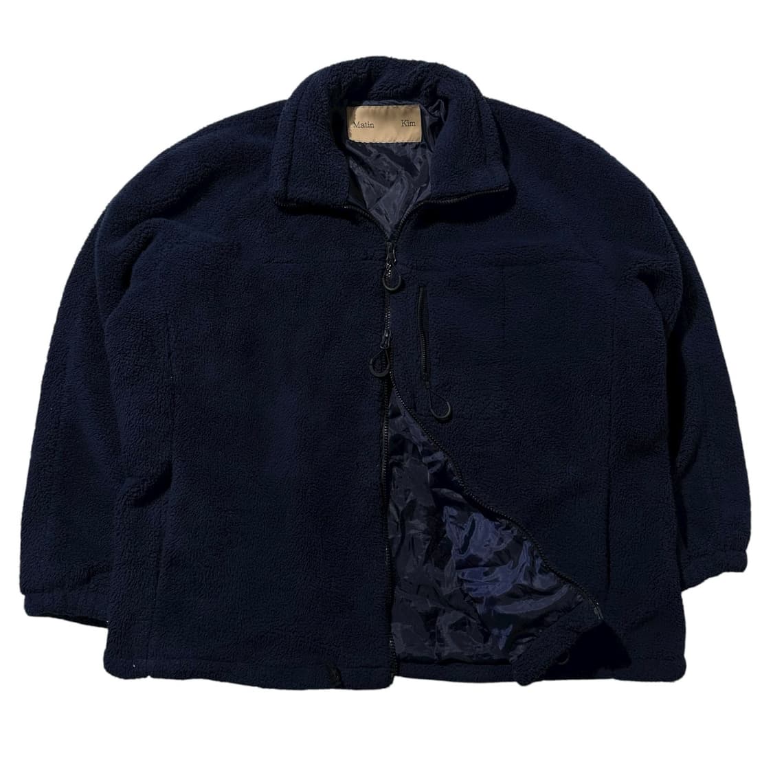 마뗑킴 백로고 후리스 자켓 상품이미지2