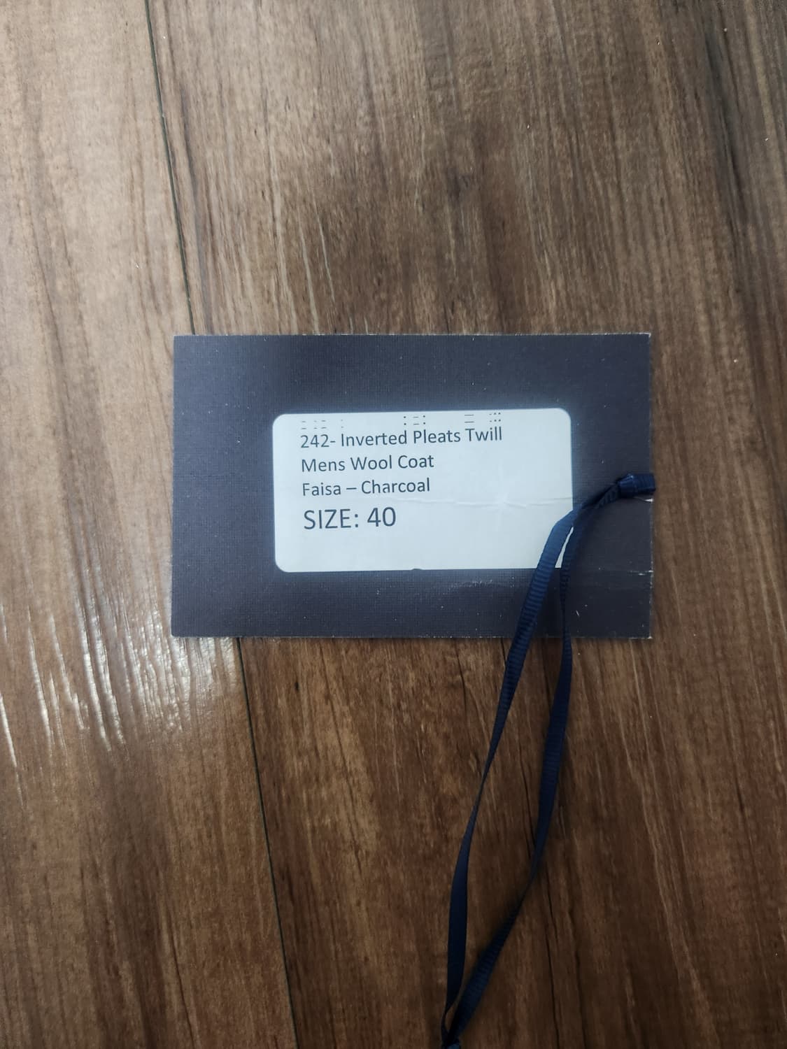 런던트레디션 인버티드플리츠 발마칸코트 차콜 40사이즈 상품이미지4