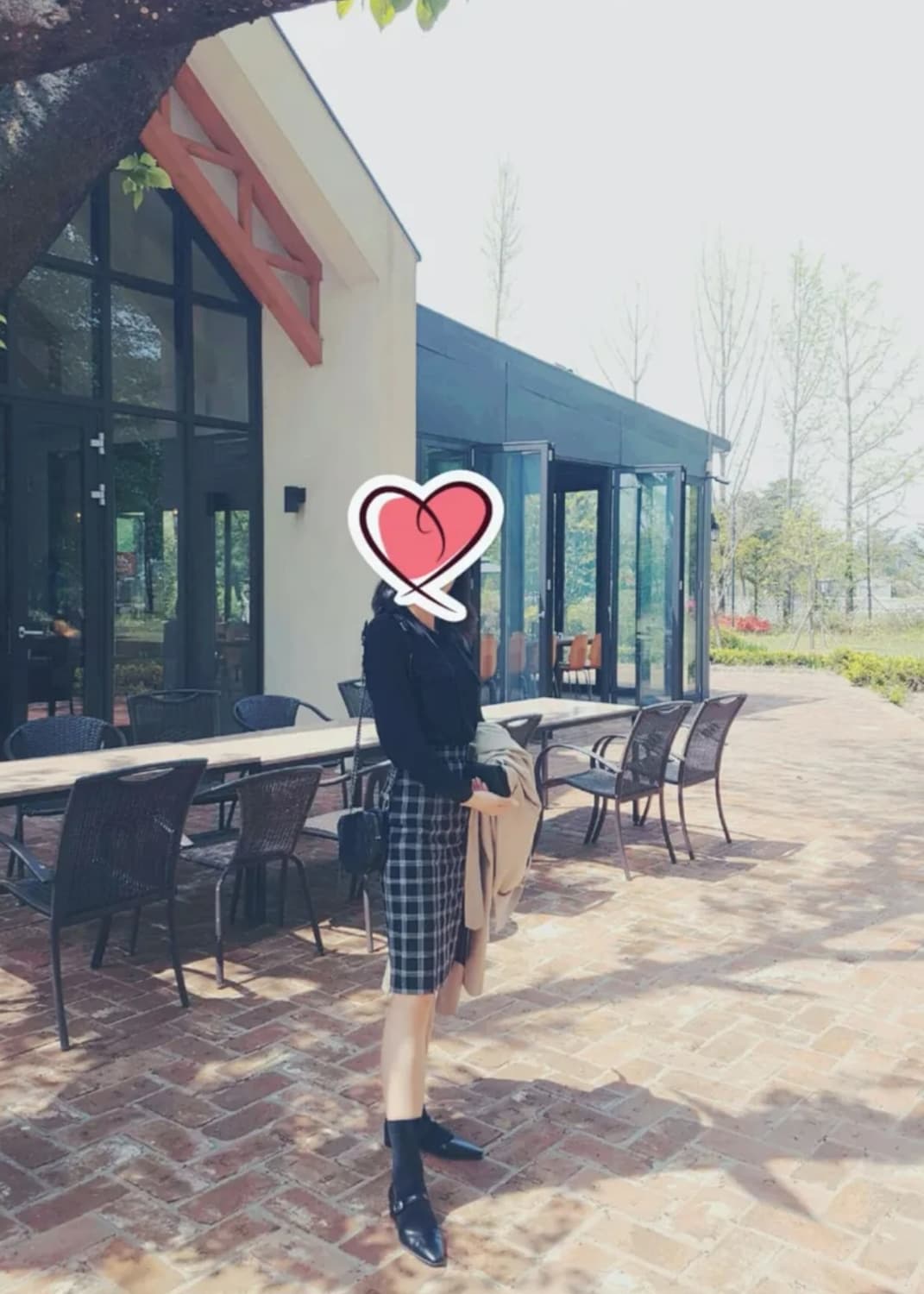 매치글로브 체크 투피스 스커트 셔츠 세트 상품이미지10