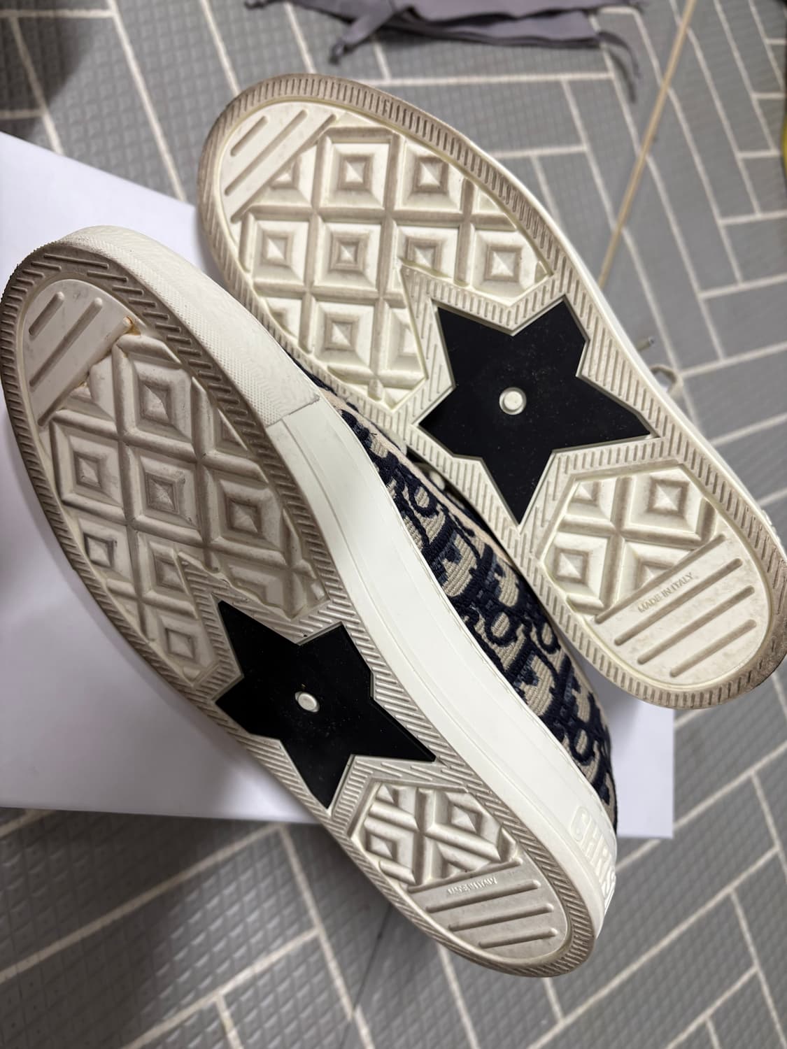 디올 오블리크 스니커즈 38 딥블루 상품이미지7