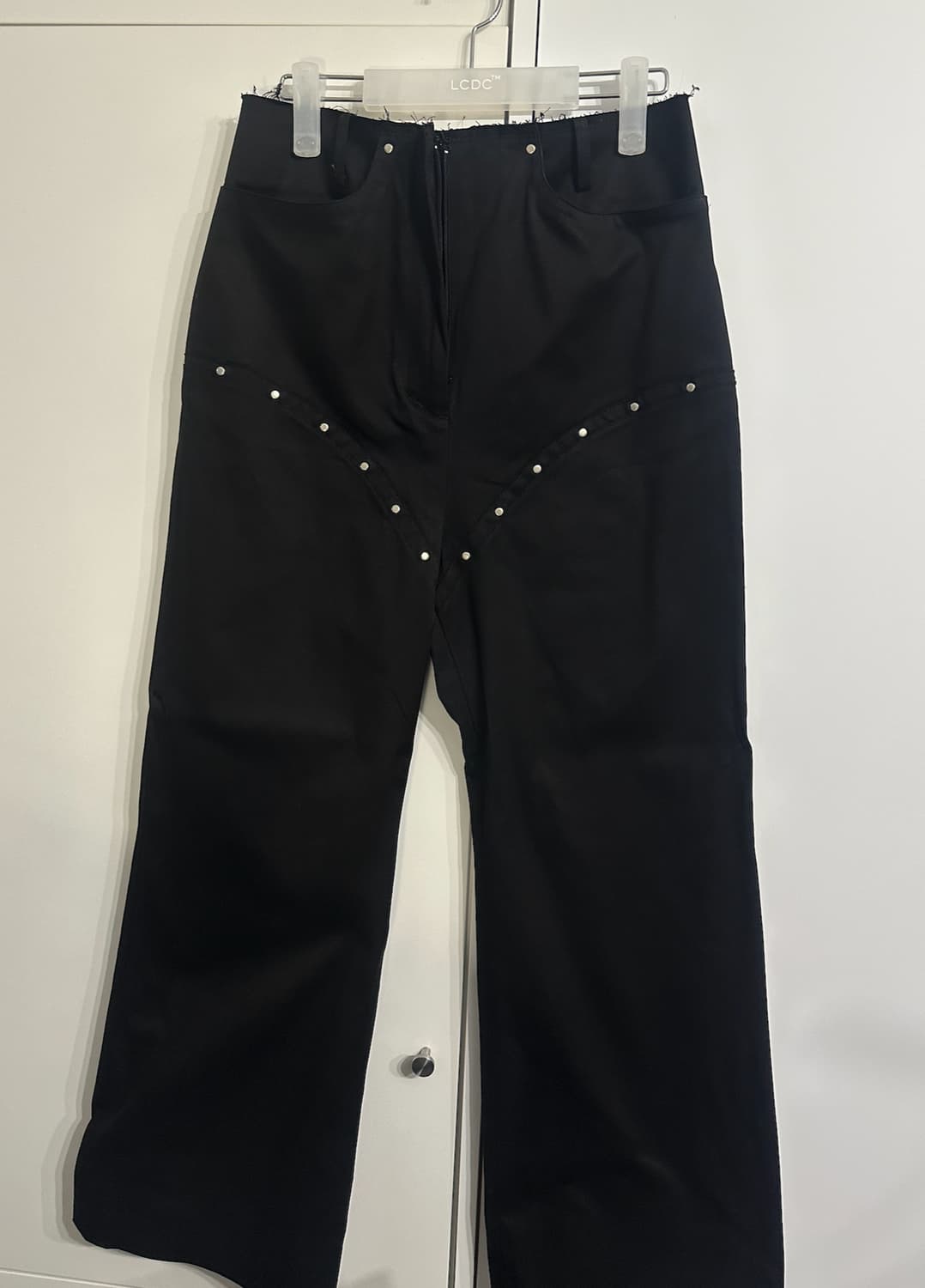 데어드 리벳 팬츠 블랙 상품이미지3