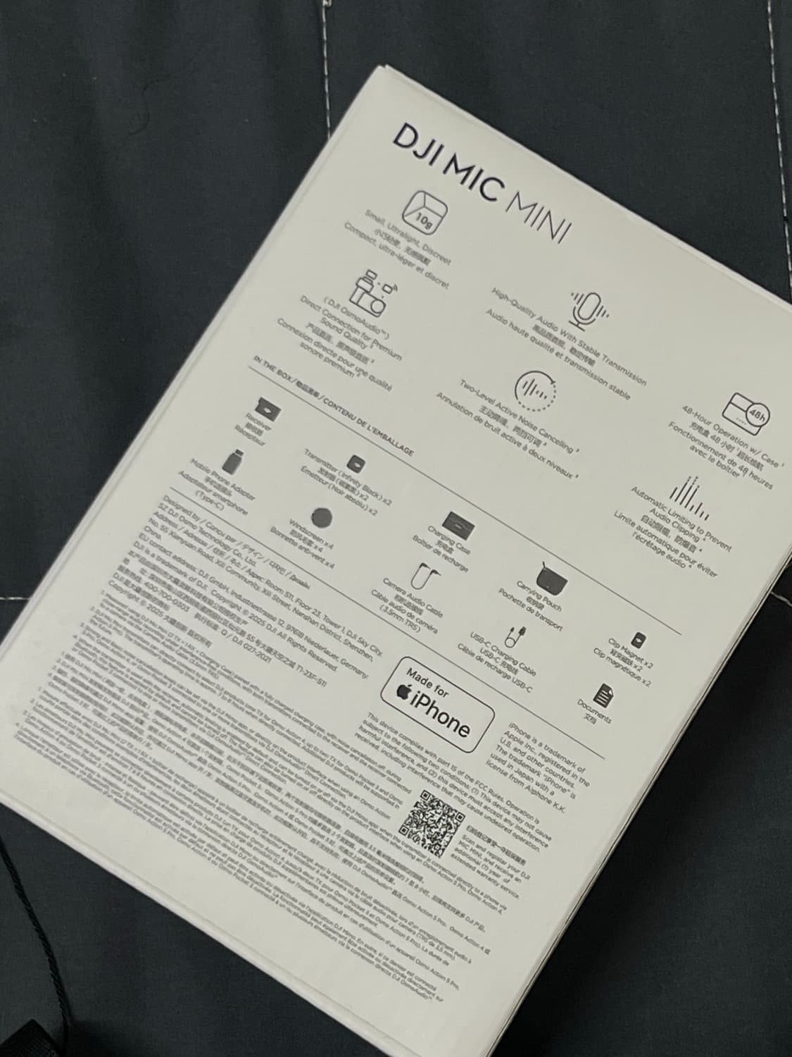 DJI 무선 Mic Mini 2 TX + 1 RX 마이크 + 충전 케이스 상품이미지2