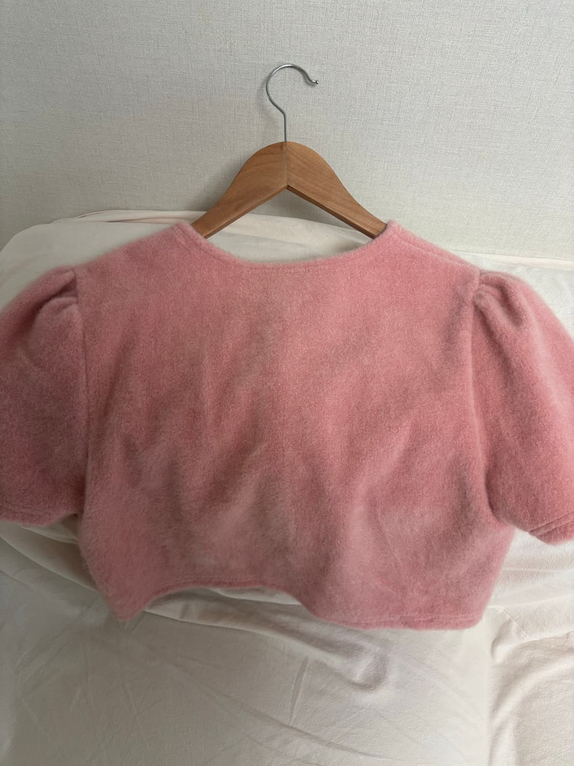 이브스튜디오 핑크 가디건 반팔 가디건 상품이미지3