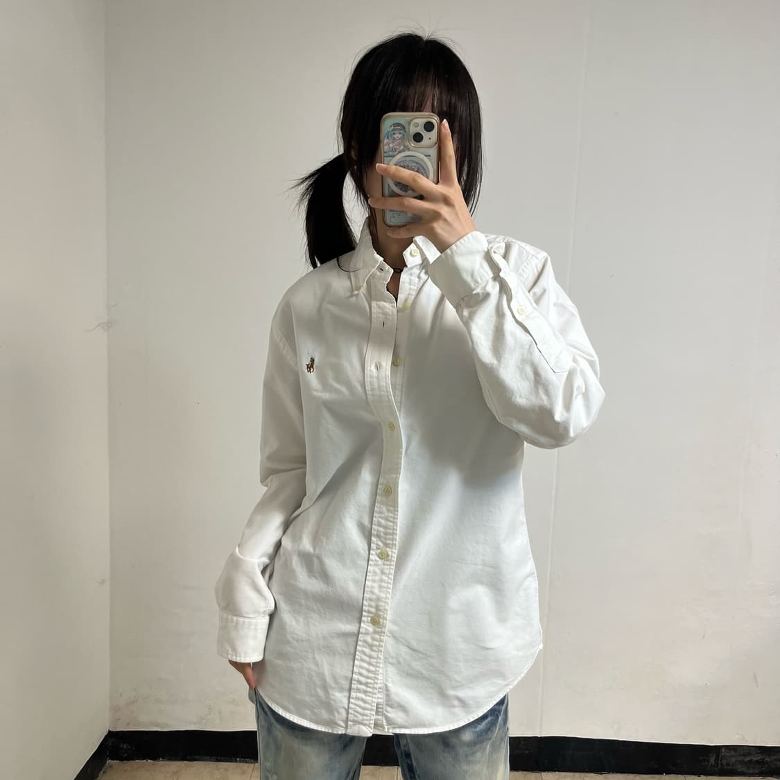 Polo Ralph Lauren Color Pony White Shirt 상품이미지1