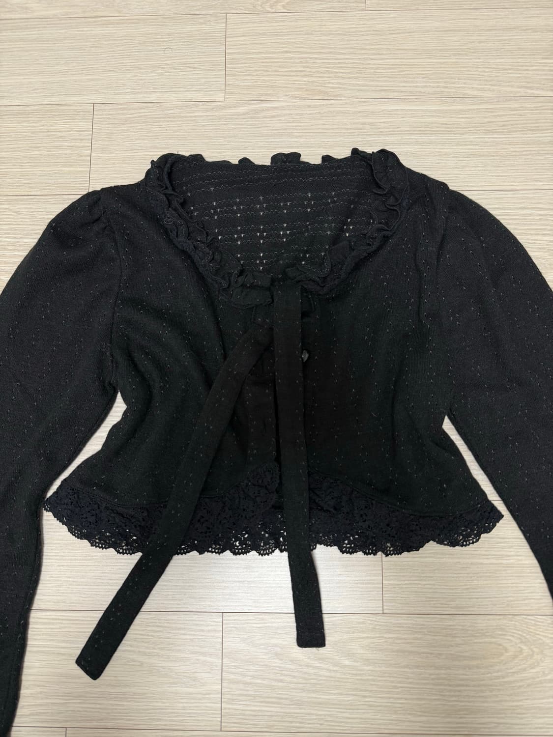 일본 빈티지 블랙 가디건 상품이미지1