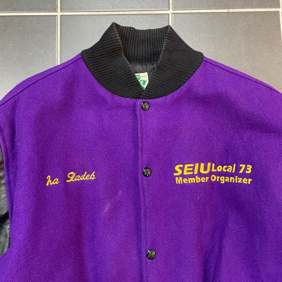 Maple Varsity jacket Made Usa 상품이미지5