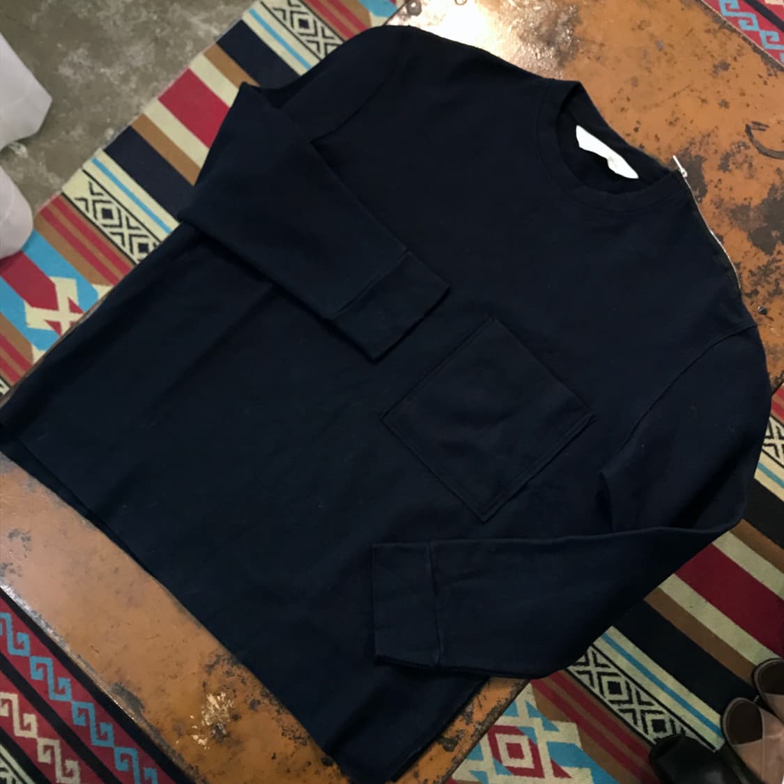 골든구스 네이비 기모 맨투맨 남성 110 사이즈 상품이미지2