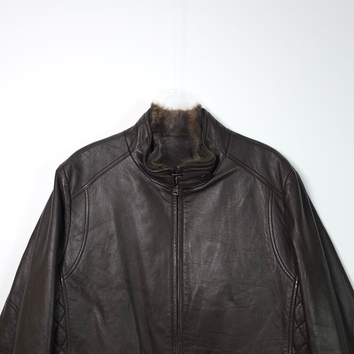 PAT 토끼털 안감 양가죽 자켓 L 상품이미지3