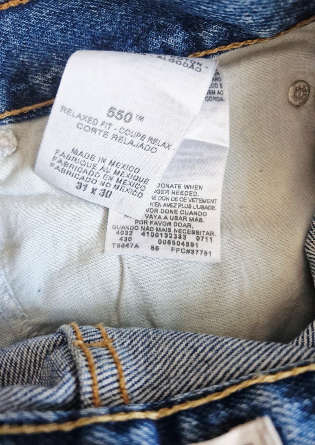 리바이스 550 릴렉스드핏 W31 상품이미지7