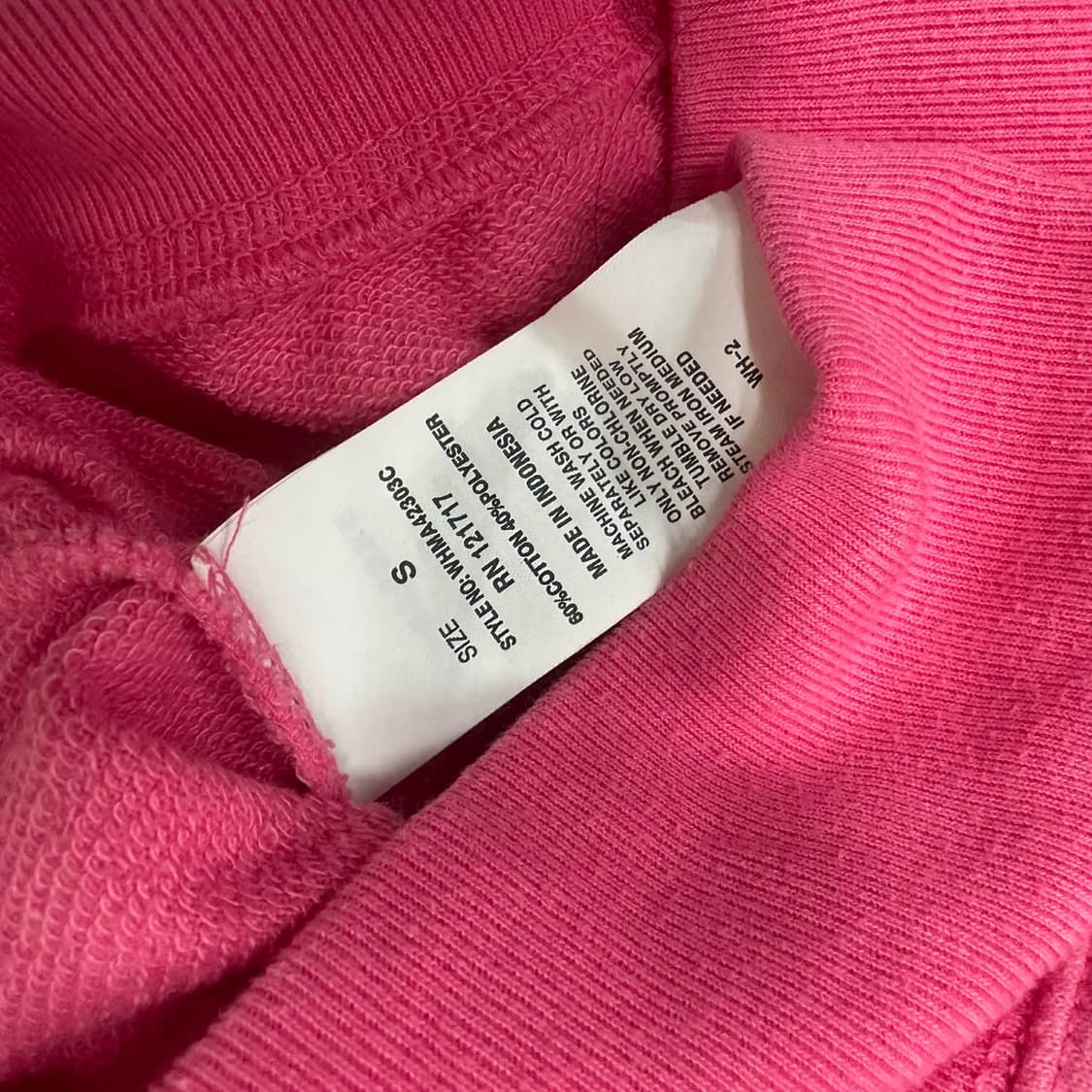 후아유 y2k 러블리힙 스웻 걸즈 후드집업 희귀져지(S) 상품이미지5