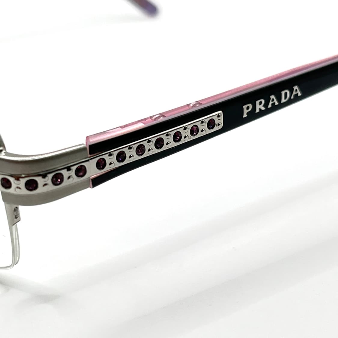 PRADA 프라다 핑크큐빅 안경 상품이미지4