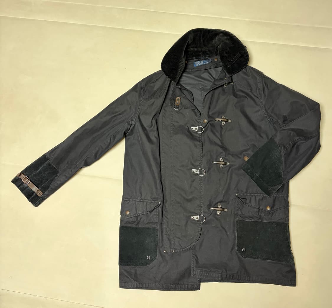 (M) 폴로 랄프로렌 파이어맨 덱 버클 코트 블랙 상품이미지10