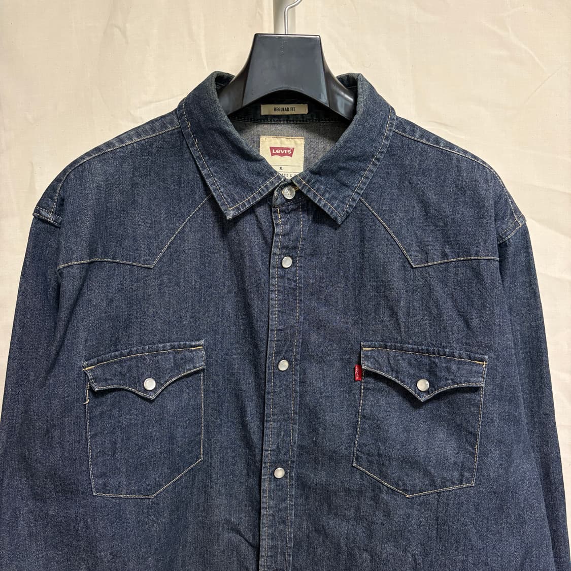 리바이스 웨스턴 데님 셔츠 / 진청, XL 상품이미지2