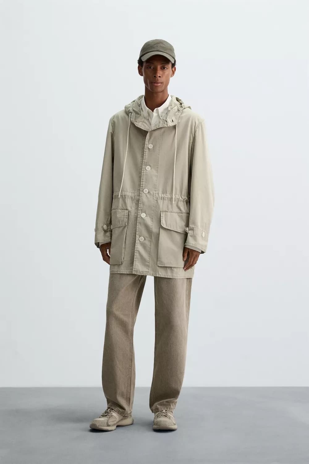 zara 자라 야상자켓 그레이베이지 상품이미지7