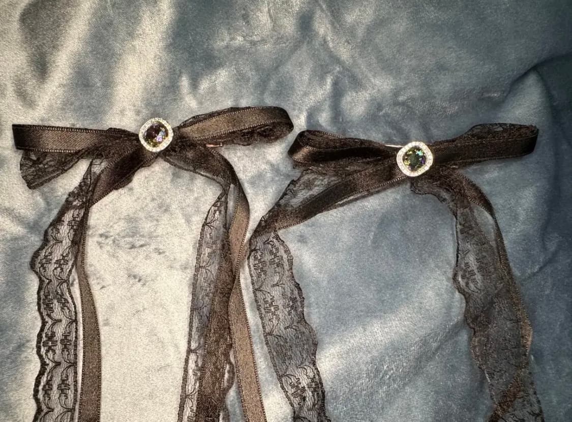 스왈 스톤 헤어핀(2개 한 세트) 상품이미지2