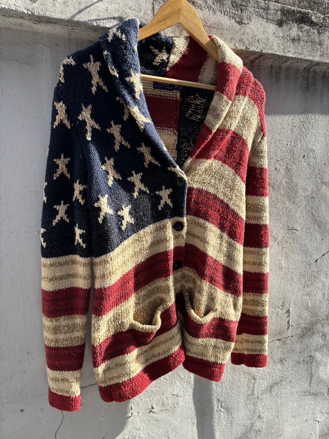 Polo Ralph Lauren 성조기 니트 가디건 상품이미지3