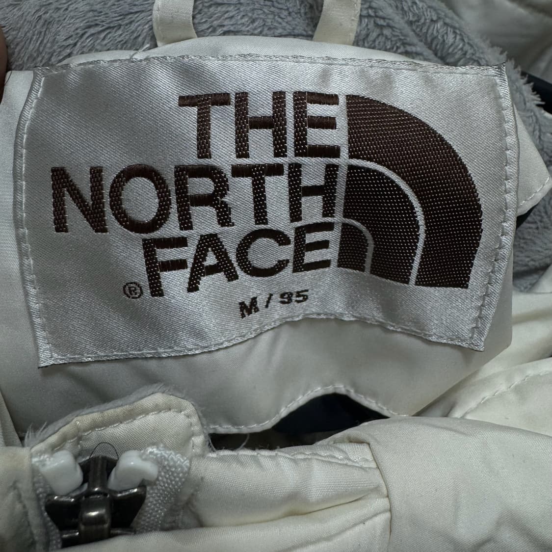 노스페이스 아틀레틱 로고 후드 롱패딩 M/95  상품이미지5