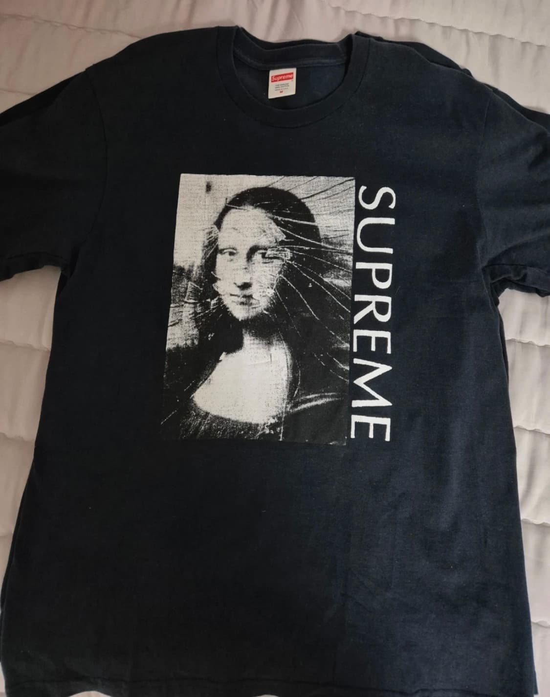 슈프림 모나리자 반팔 티셔츠 블랙M 거의새거 상품이미지2