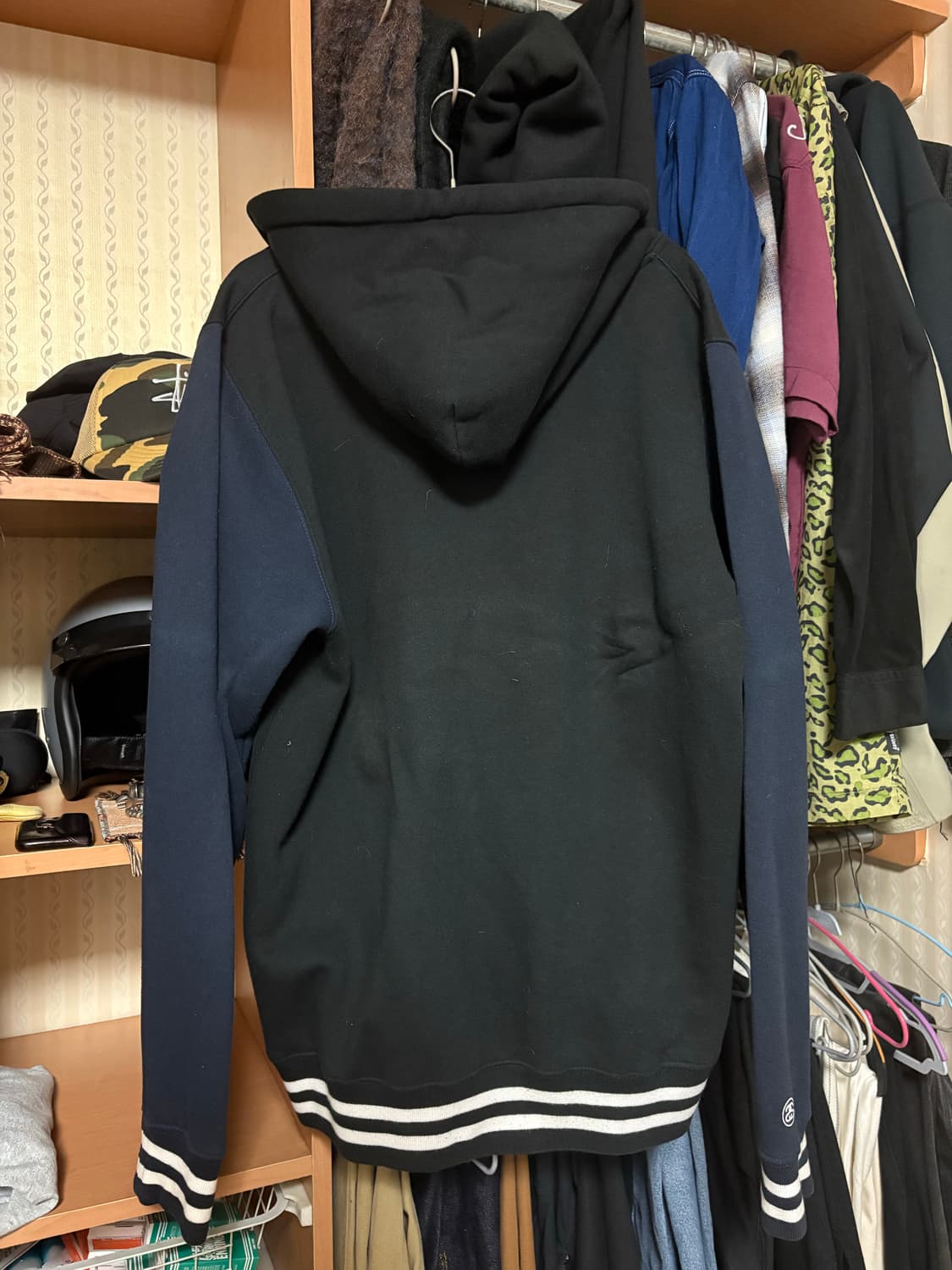 빈티지 스투시 바시티 후드 상품이미지3