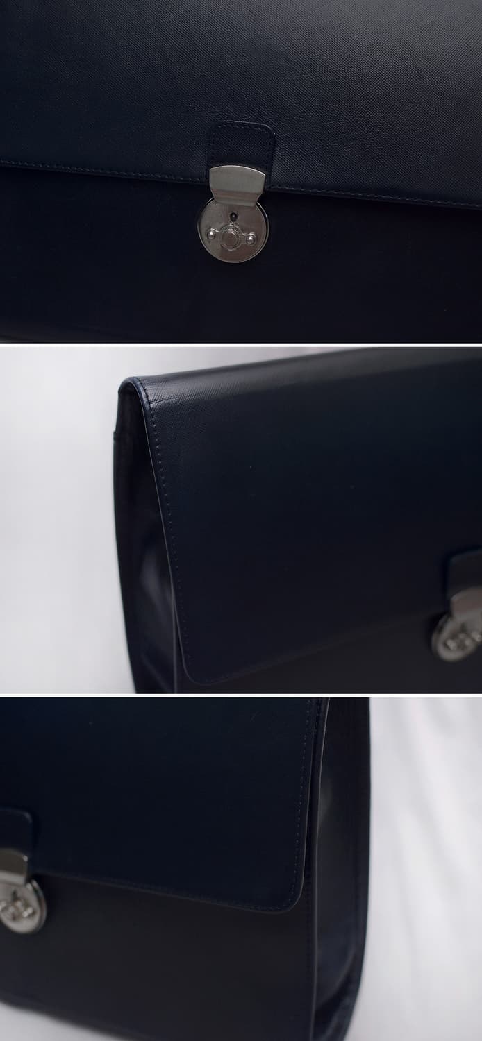 마시모두띠 한정판 레더 버클락 클러치백 도큐먼트케이스 상품이미지7