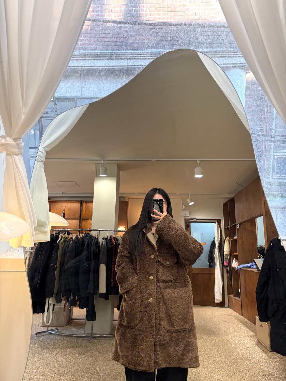 엔지니어드 가먼츠 숄카라 리버시블 코트 상품이미지2