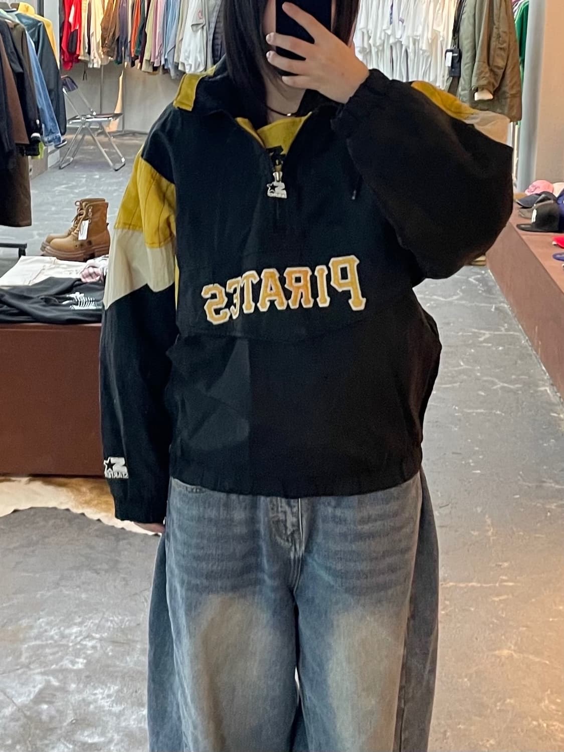 스타터 올드스쿨 피츠버그 파이리츠 아노락 바람막이 H1675 상품이미지1