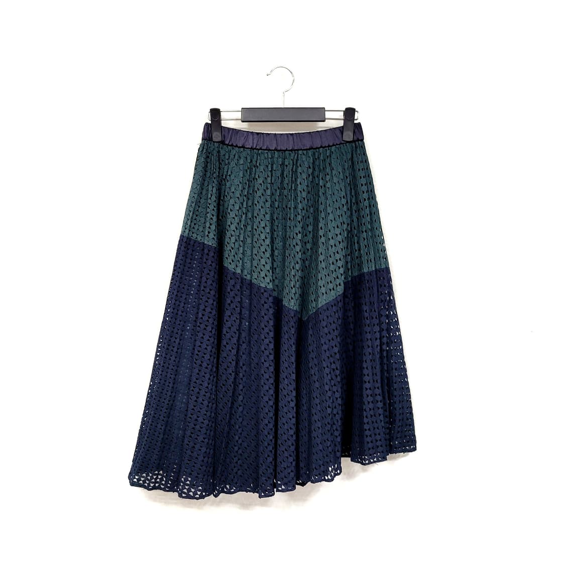 2nd floor 세컨플로우 투톤 레이스 스커트 상품이미지5