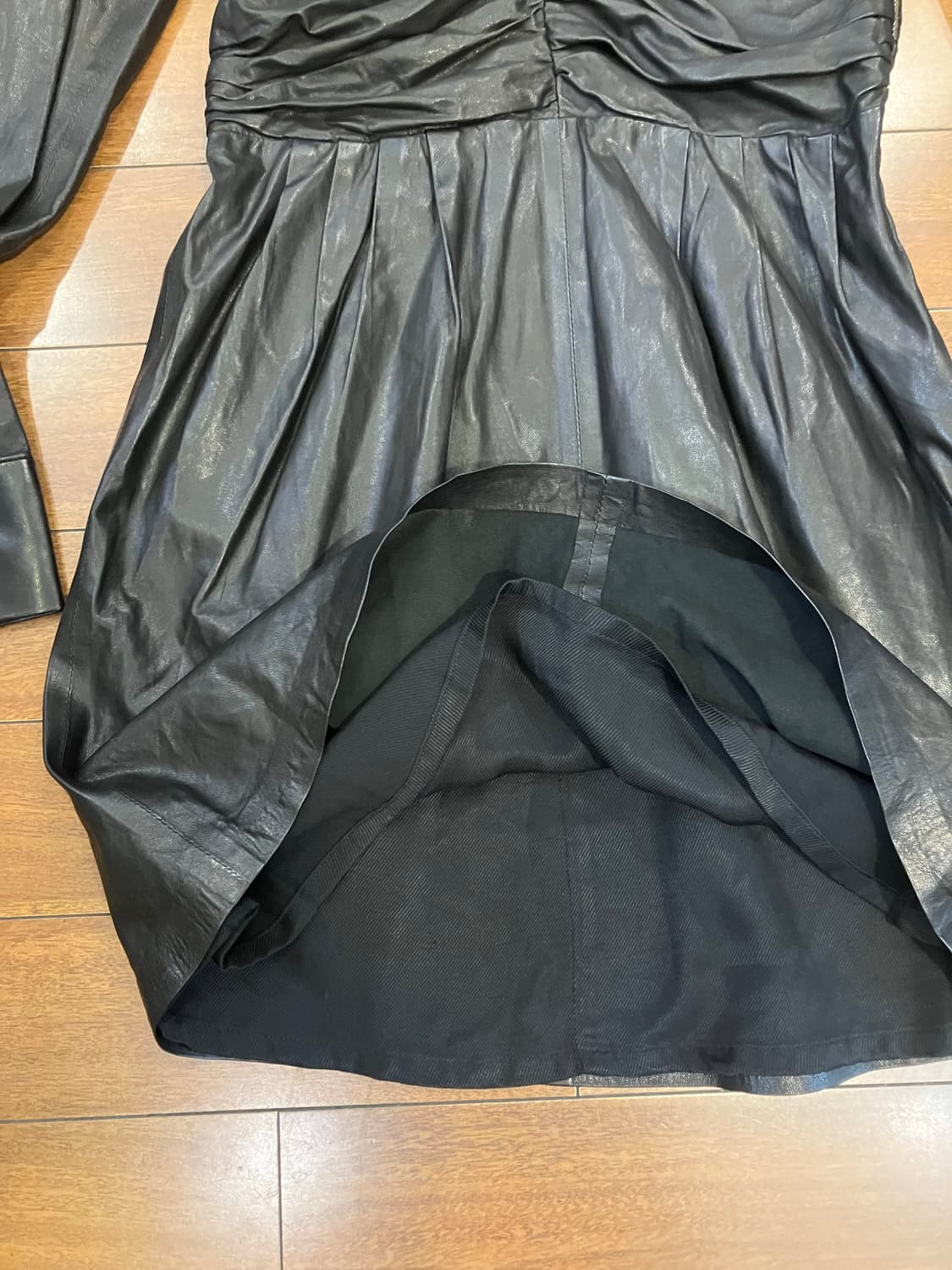 이로 양가죽 원피스 상품이미지5