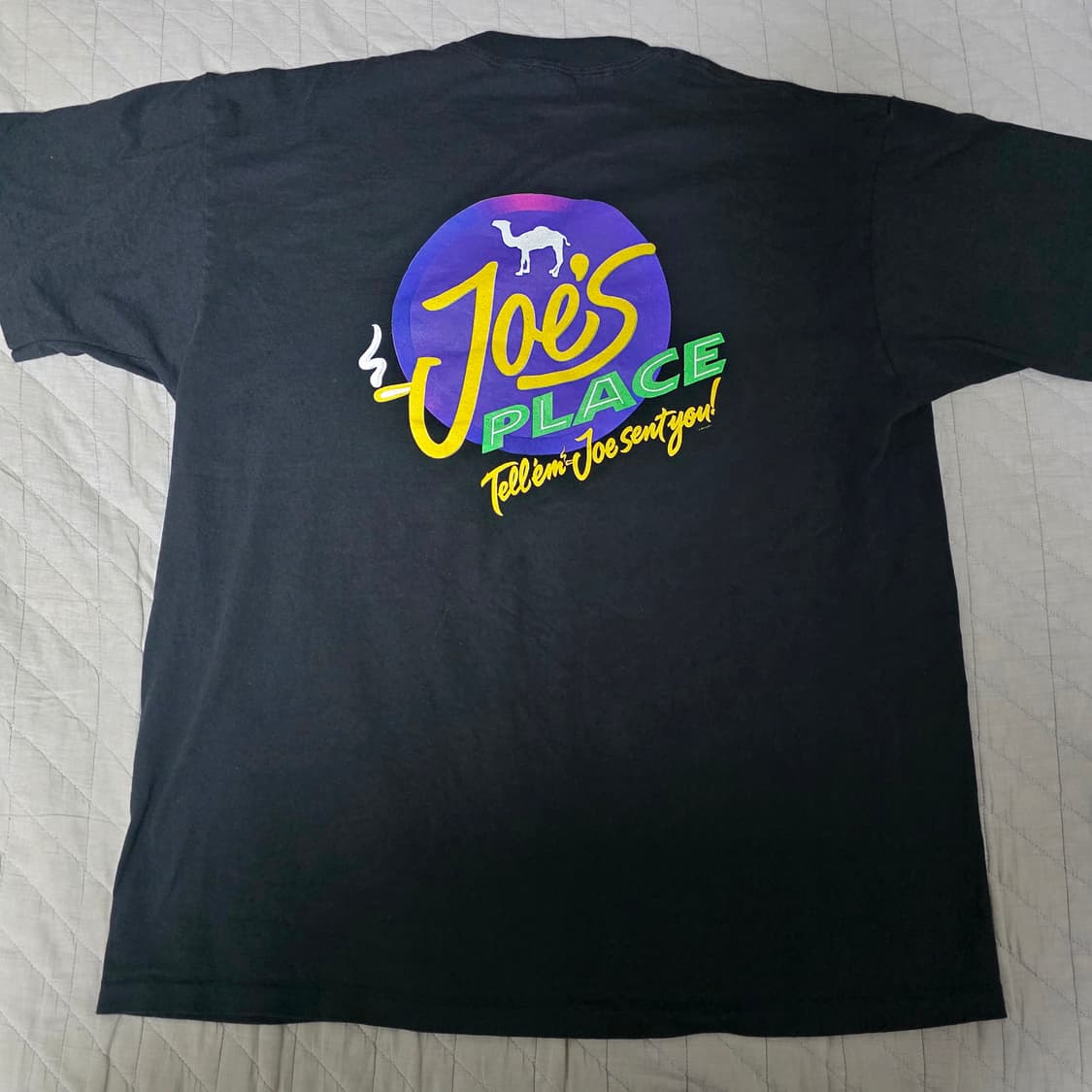 [XL] 90s 빈티지 카멜 joe's place 티셔츠 ver 델타태그 상품이미지1