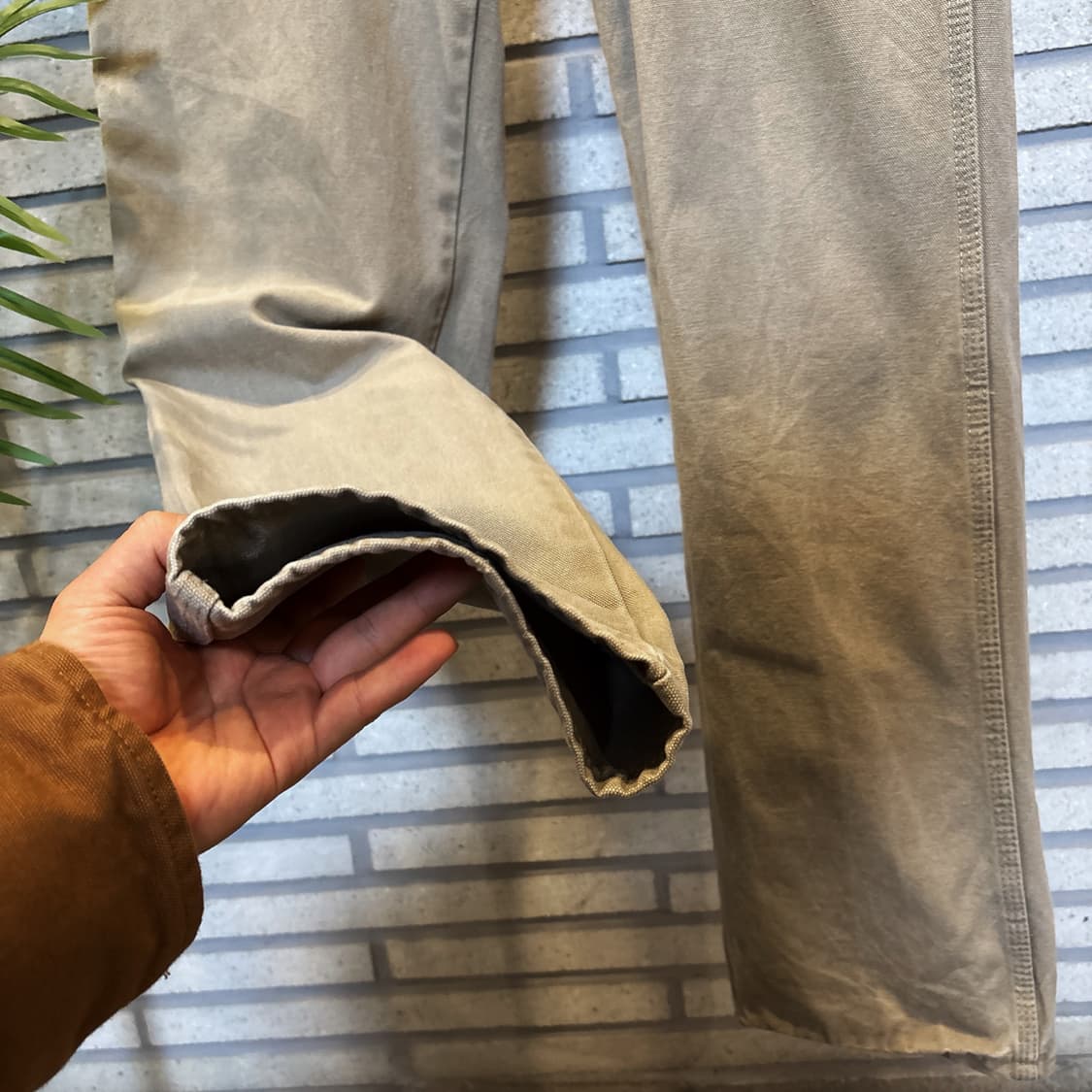 디키즈 헤비게이지 워크 카펜터팬츠 페이드 디테일 샌드 상품이미지5