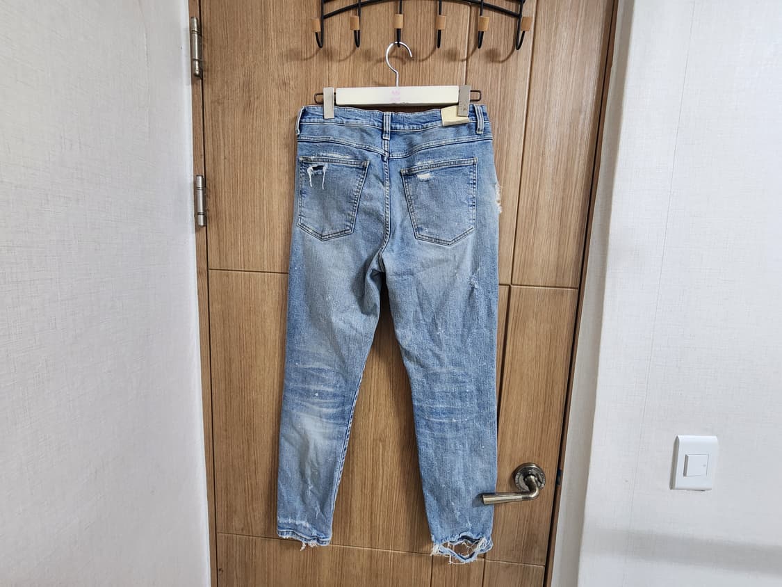 (29)플랙 데미지 데님 팬츠 청바지 상품이미지3