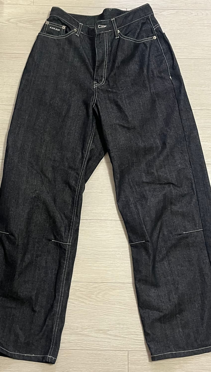 아캄 Snake Printed Denim Pants 상품이미지4