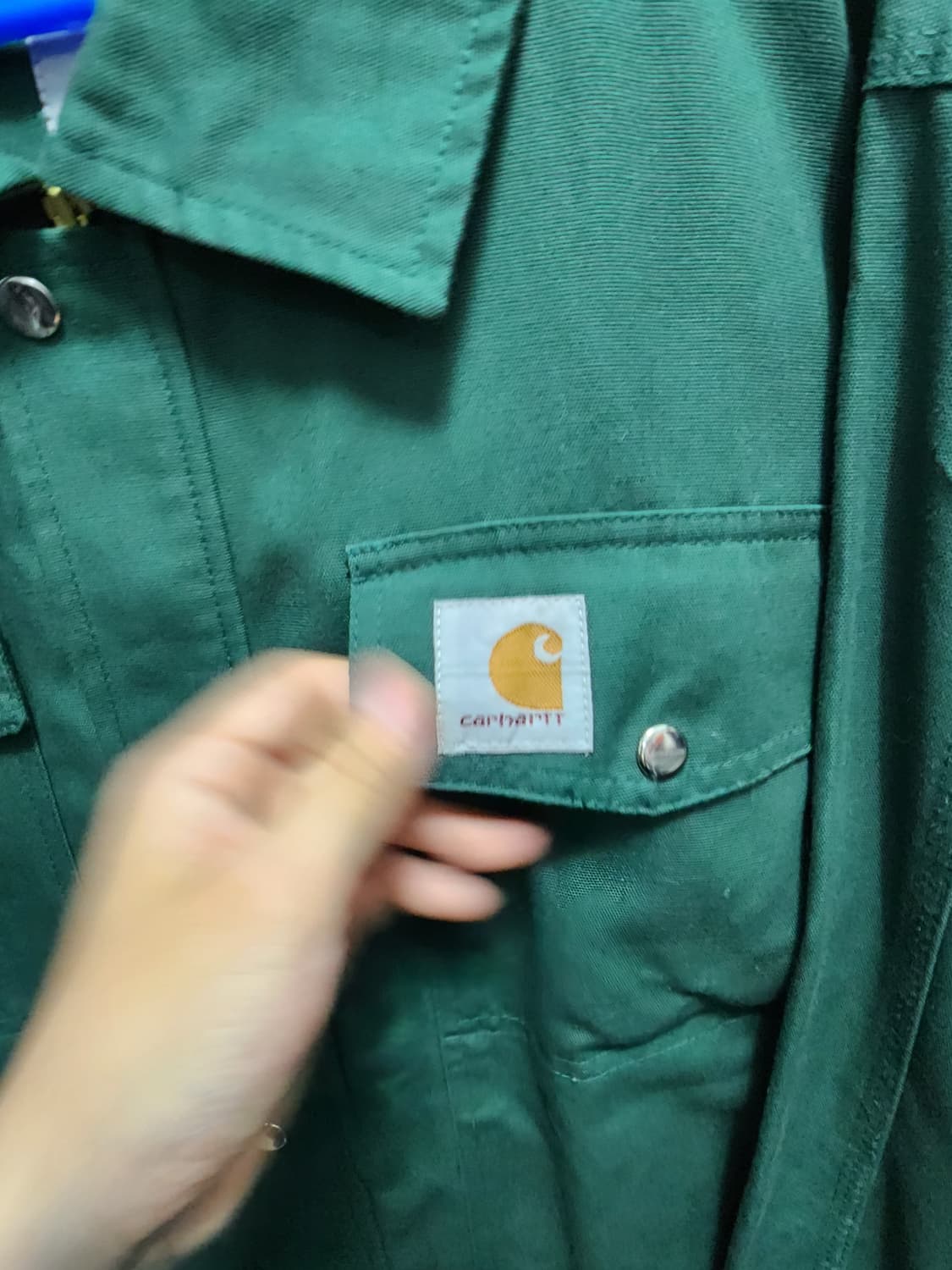 칼하트 딥그린 워크자켓 상품이미지3