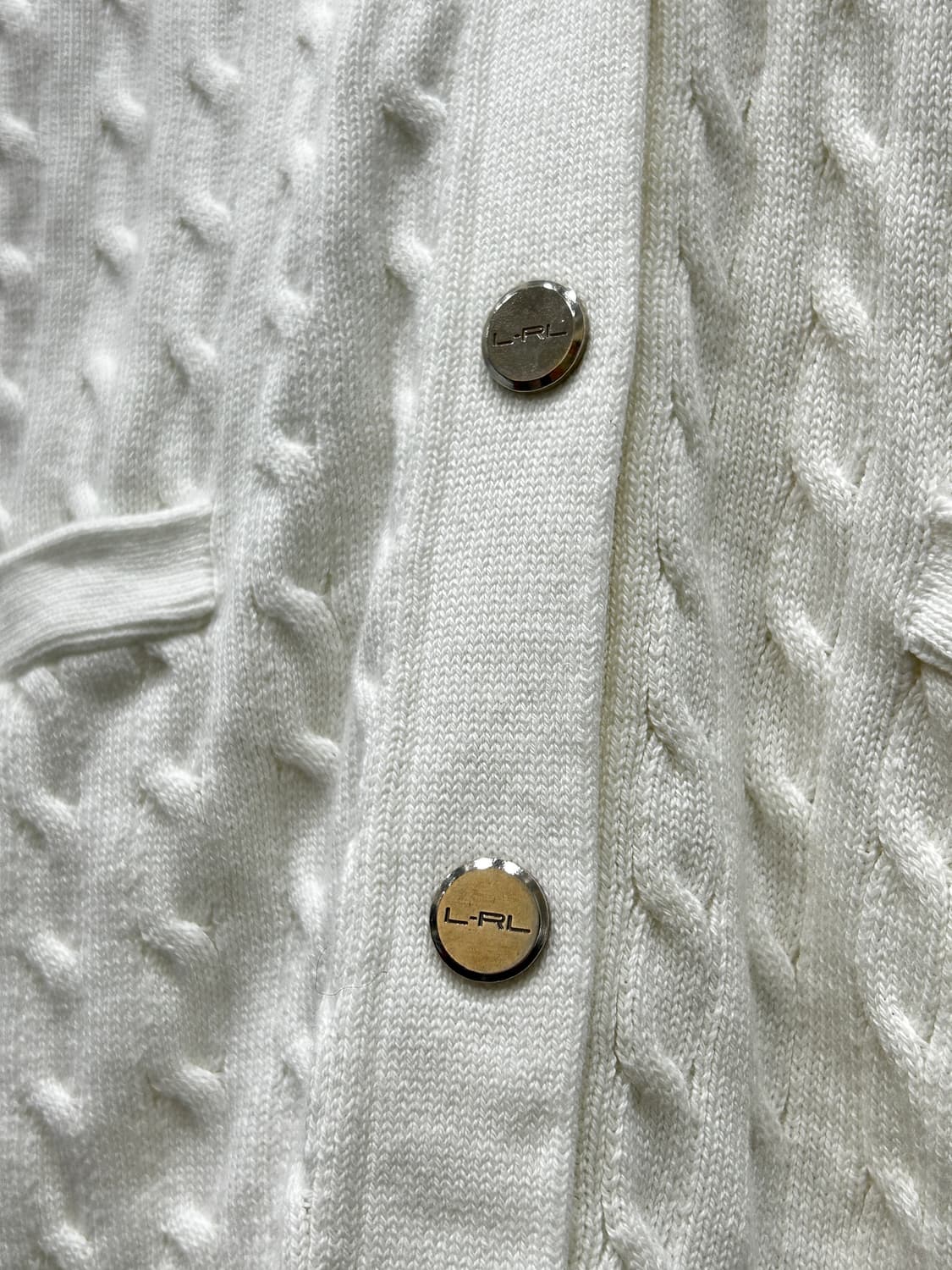 LRL 로렌랄프로렌 액티브 케이블 니트 가디건 여성 S (새상품급) 상품이미지5