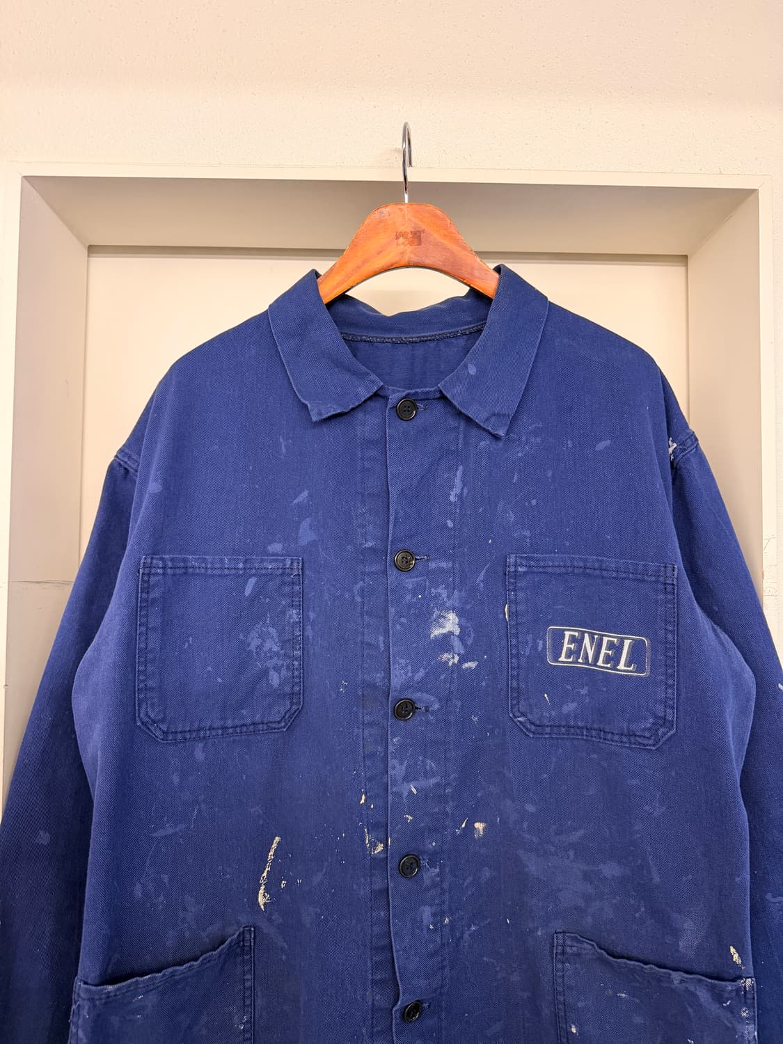 OLD VINTAGE PAINTED FRENCH WORK 프렌치워크자켓 상품이미지5