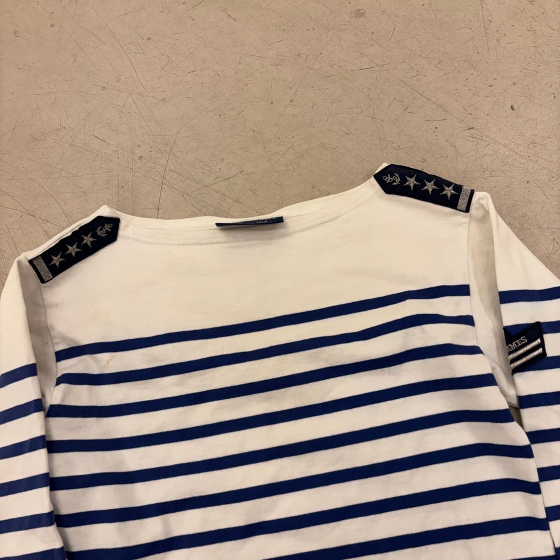 세인트제임스 마린 패치 스트라이프 롱슬리브 상품이미지2